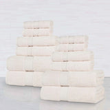 Oregon Organic Cotton Medium Weight Solid 12-Piece Towel Set