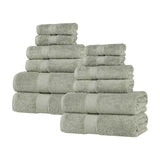 Oregon Organic Cotton Medium Weight Solid 12-Piece Towel Set