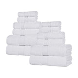 Oregon Organic Cotton Medium Weight Solid 12-Piece Towel Set