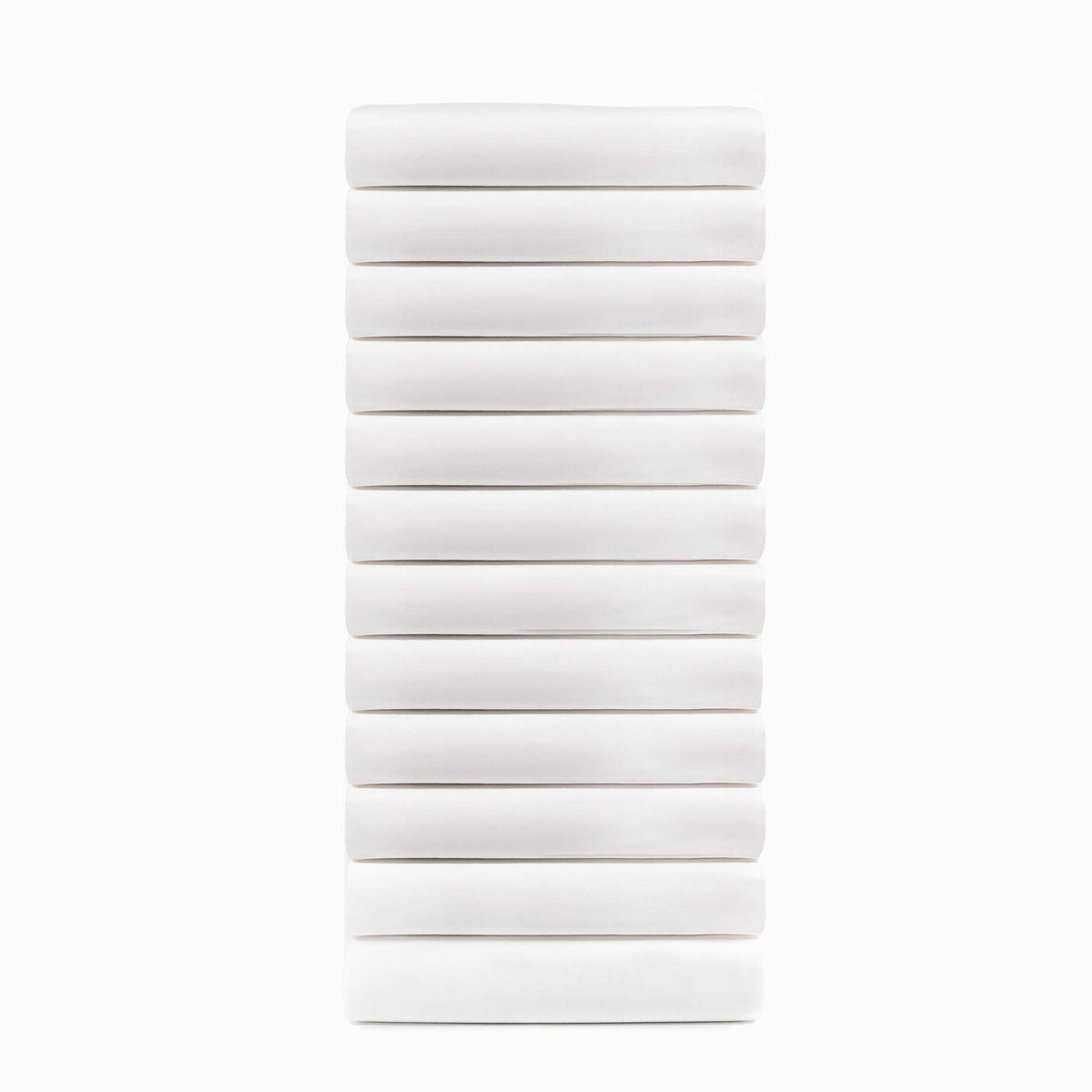 Cotton Rich Percale Hotel Quality Fitted Bed Sheets, Set of 3, 6, 12