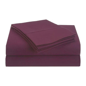 1500 Series Microfiber Deep Pocket Solid Bed Sheet Set
