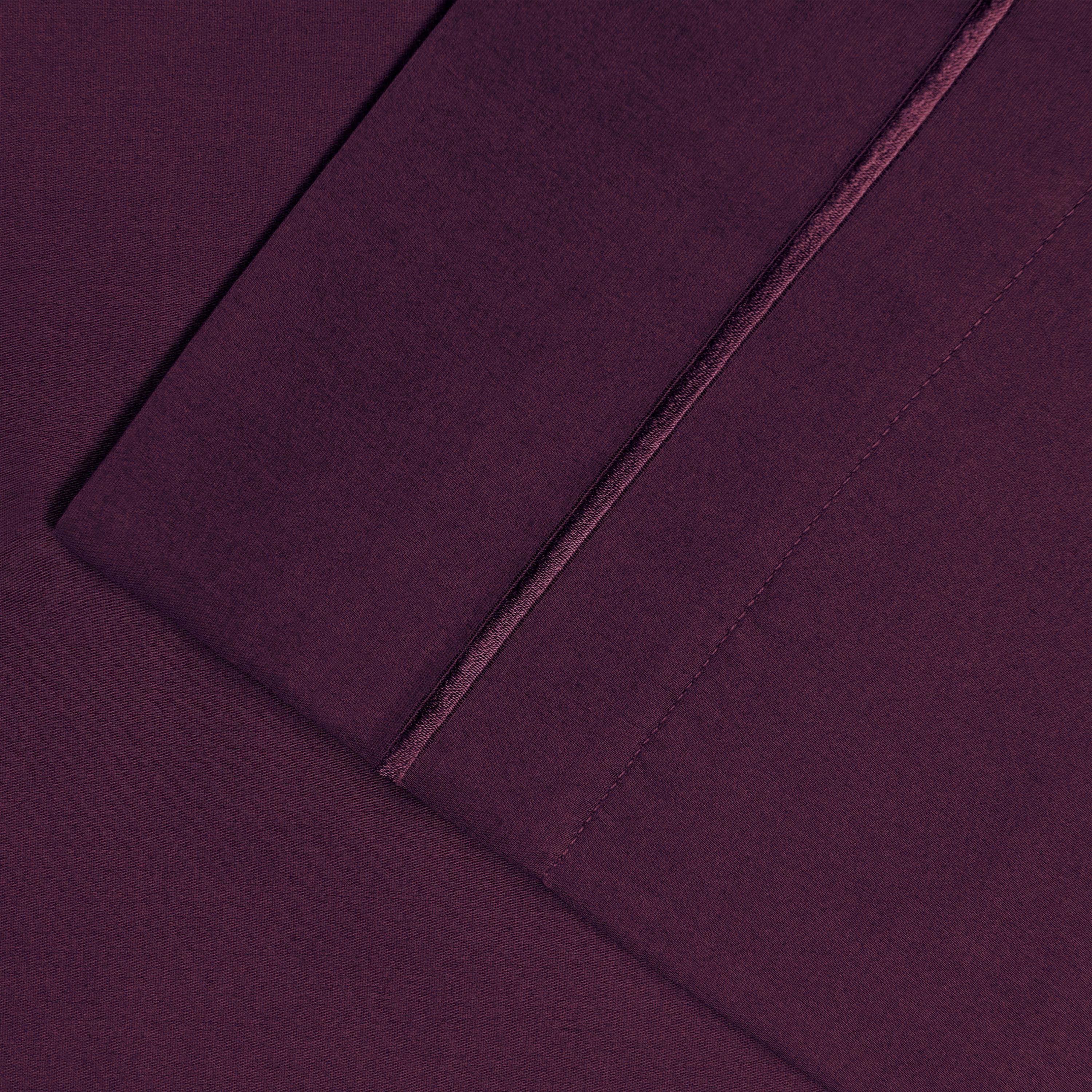 1500 Thread Count Ultra Soft Cotton Marrow Stitch Solid Pillowcase Set