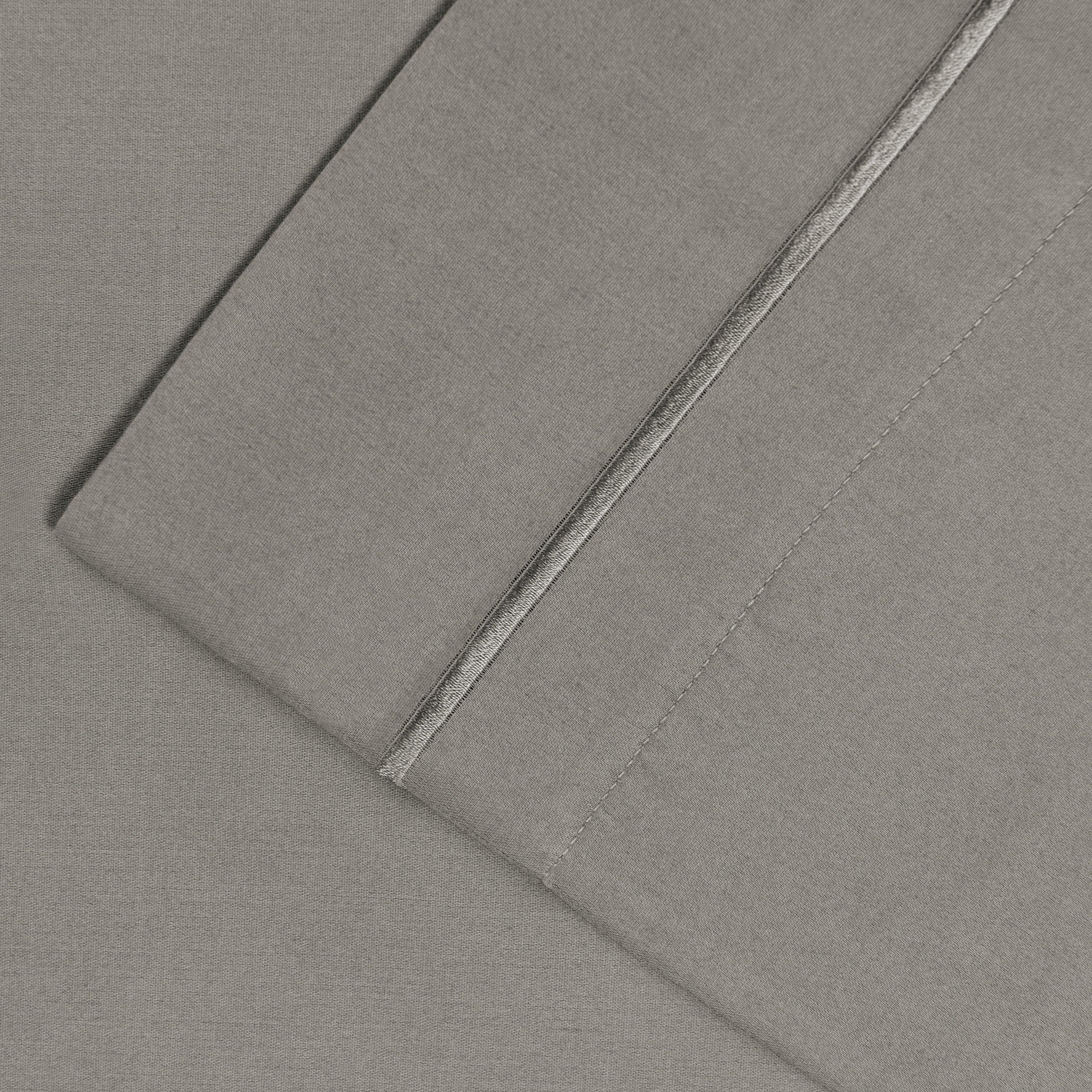 1500 Thread Count Ultra Soft Cotton Marrow Stitch Solid Pillowcase Set