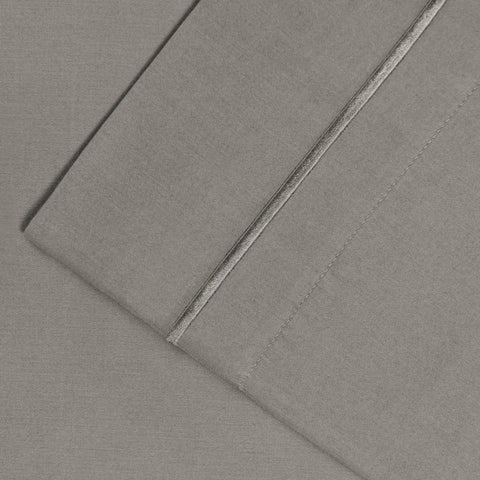 Egyptian Cotton 1500 Thread Count Pillowcases - Set of 2 - Embroidered Marrow Stitch Hem