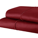 1500 Thread Count Ultra Soft Cotton Marrow Stitch Solid Pillowcase Set