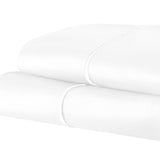 1500 Thread Count Ultra Soft Cotton Marrow Stitch Solid Pillowcase Set