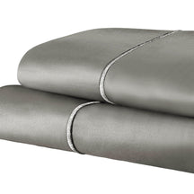 1500 Thread Count Ultra Soft Cotton Marrow Stitch Solid Pillowcase Set