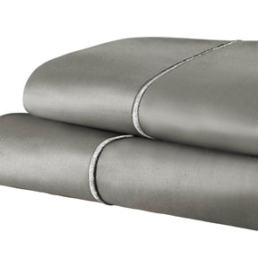 1500 Thread Count Ultra Soft Cotton Marrow Stitch Solid Pillowcase Set