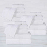 Rayon from Bamboo Cotton Blend Luxury Assorted 18 Piece Towel Set