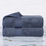 Rayon from Bamboo Cotton Blend Bath Towel Set of 2