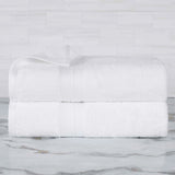 Rayon from Bamboo Cotton Blend Bath Towel Set of 2