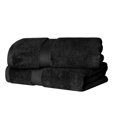 Egyptian Cotton Bath Towels Plush Absorbent Set of 2 Madison