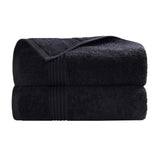 Heritage Egyptian Cotton Plush Thick Absorbent Bath Towel Set of 2