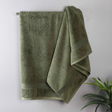 Heritage Egyptian Cotton Plush Thick Absorbent Bath Towel Set of 2