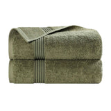2-Piece Egyptian Cotton Plush Bath Towel Set - Heritage