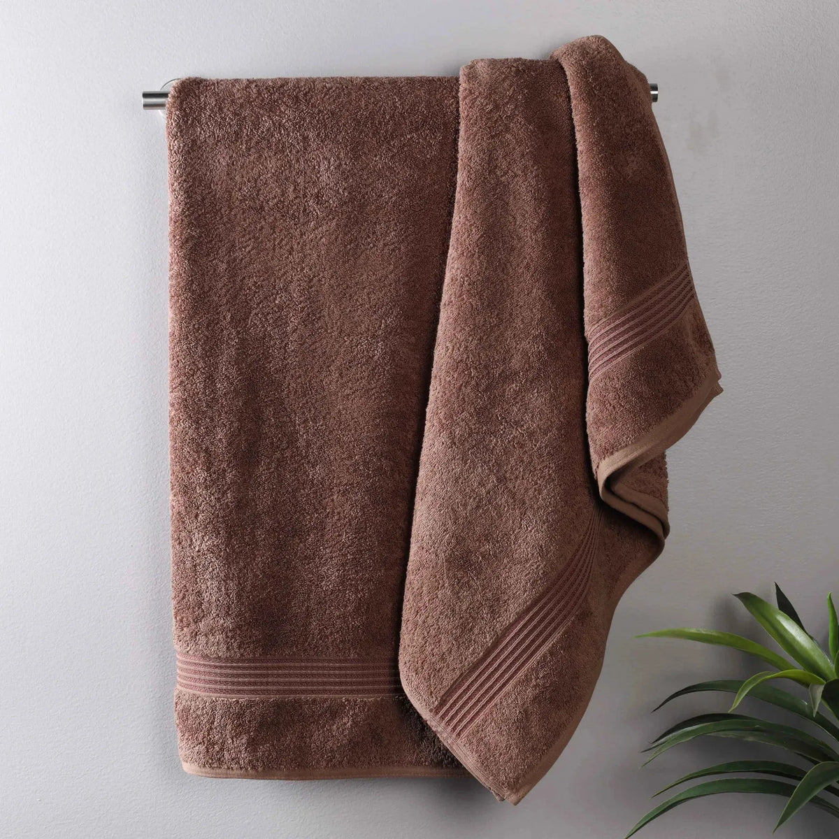 2-Piece Egyptian Cotton Plush Bath Towel Set - Heritage