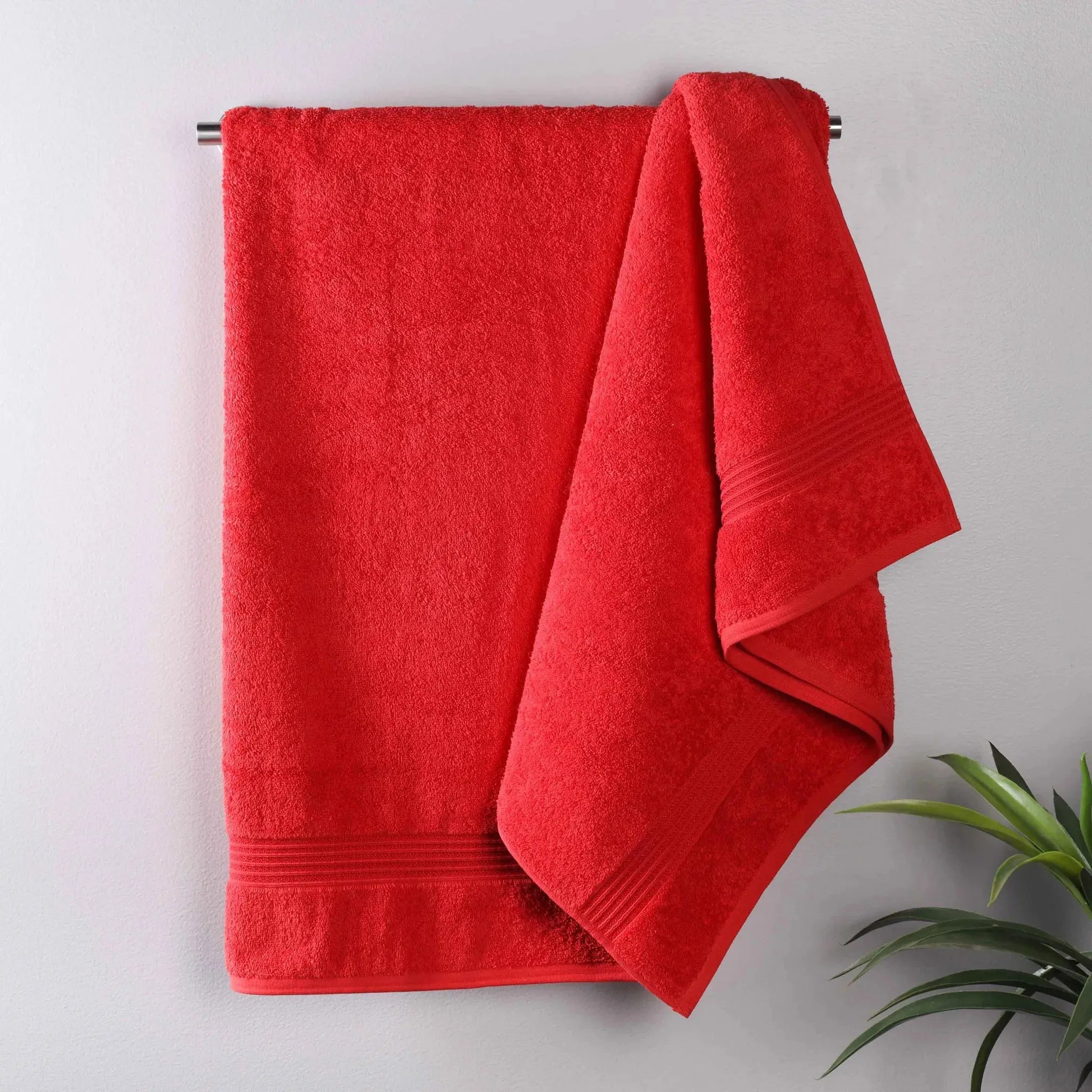 Heritage Egyptian Cotton Plush Thick Absorbent Bath Towel Set of 2