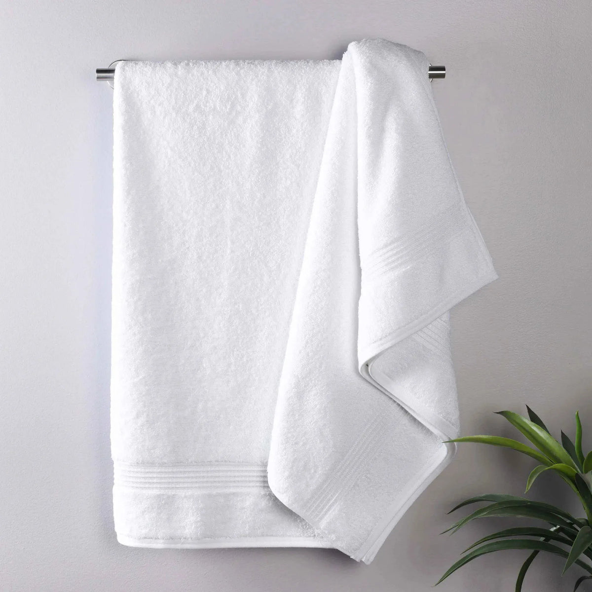 2-Piece Egyptian Cotton Plush Bath Towel Set - Heritage