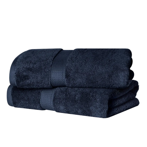 Egyptian Cotton Bath Towels Plush Absorbent Set of 2 Madison