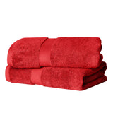 Madison Egyptian Cotton Plush Thick Absorbent Bath Towel Set of 2