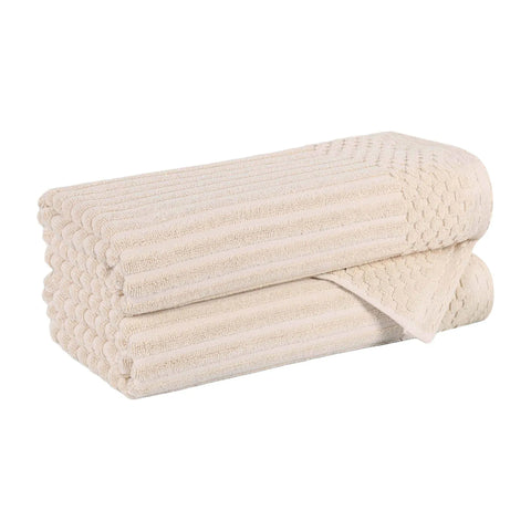 Soho Cotton Ribbed Towel Set 2 Piece