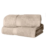 Egyptian Cotton Bath Towels Plush Absorbent Set of 2 Madison