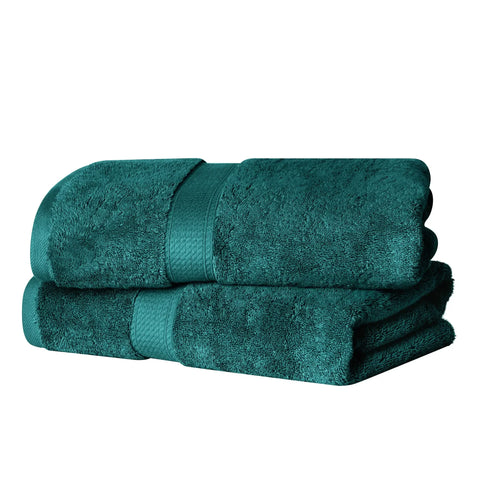 Egyptian Cotton Bath Towels Plush Absorbent Set of 2 Madison