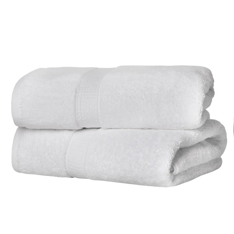 Egyptian Cotton Bath Towels Plush Absorbent Set of 2 Madison