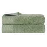 Rayon from Bamboo Eco-Friendly Fluffy Soft Solid Bath Sheet Set of 2