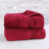 Heritage Egyptian Cotton Plush Thick Absorbent Bath Sheet Set of 2