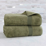 Heritage Egyptian Cotton Plush Thick Absorbent Bath Sheet Set of 2