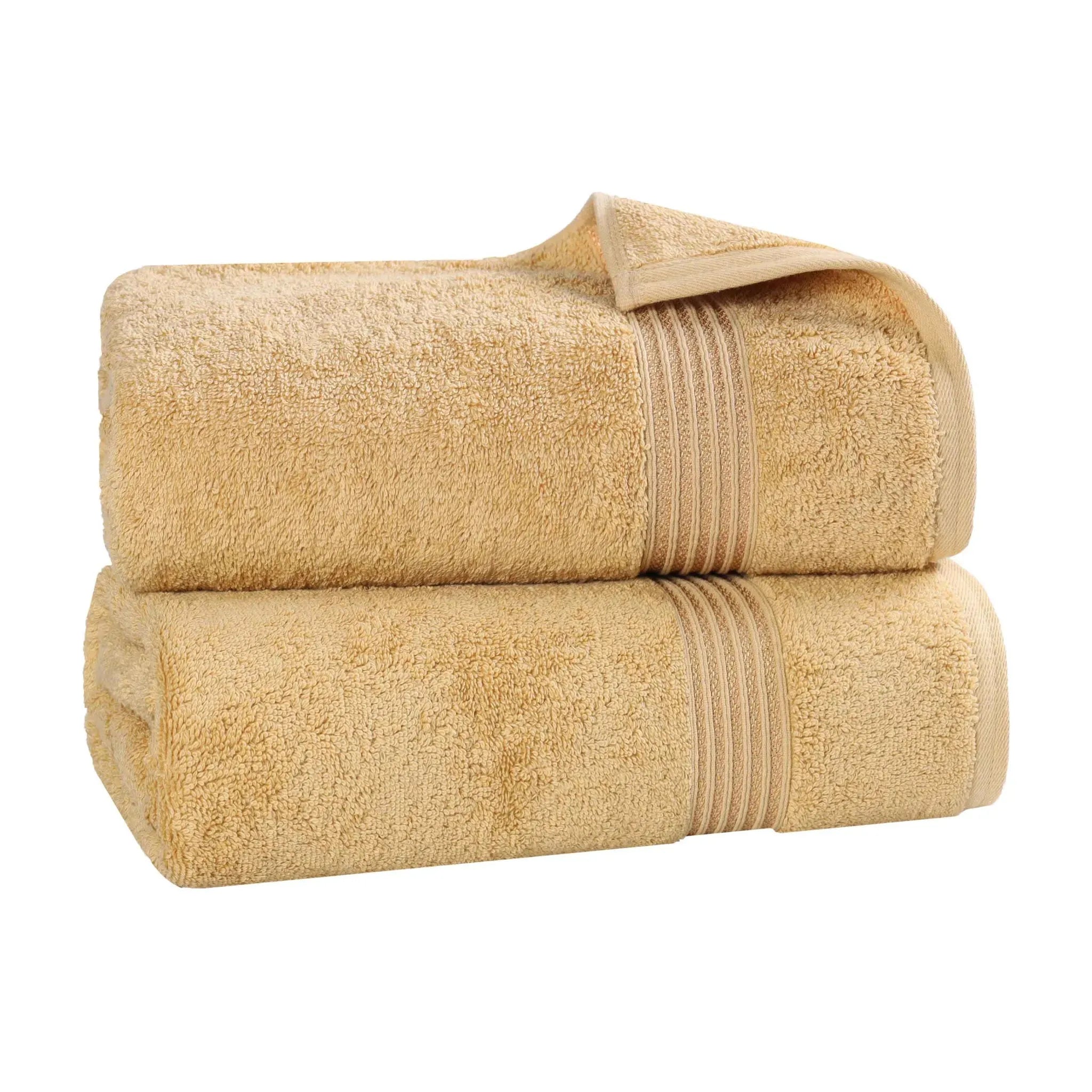 Heritage Egyptian Cotton Plush Thick Absorbent Bath Sheet Set of 2