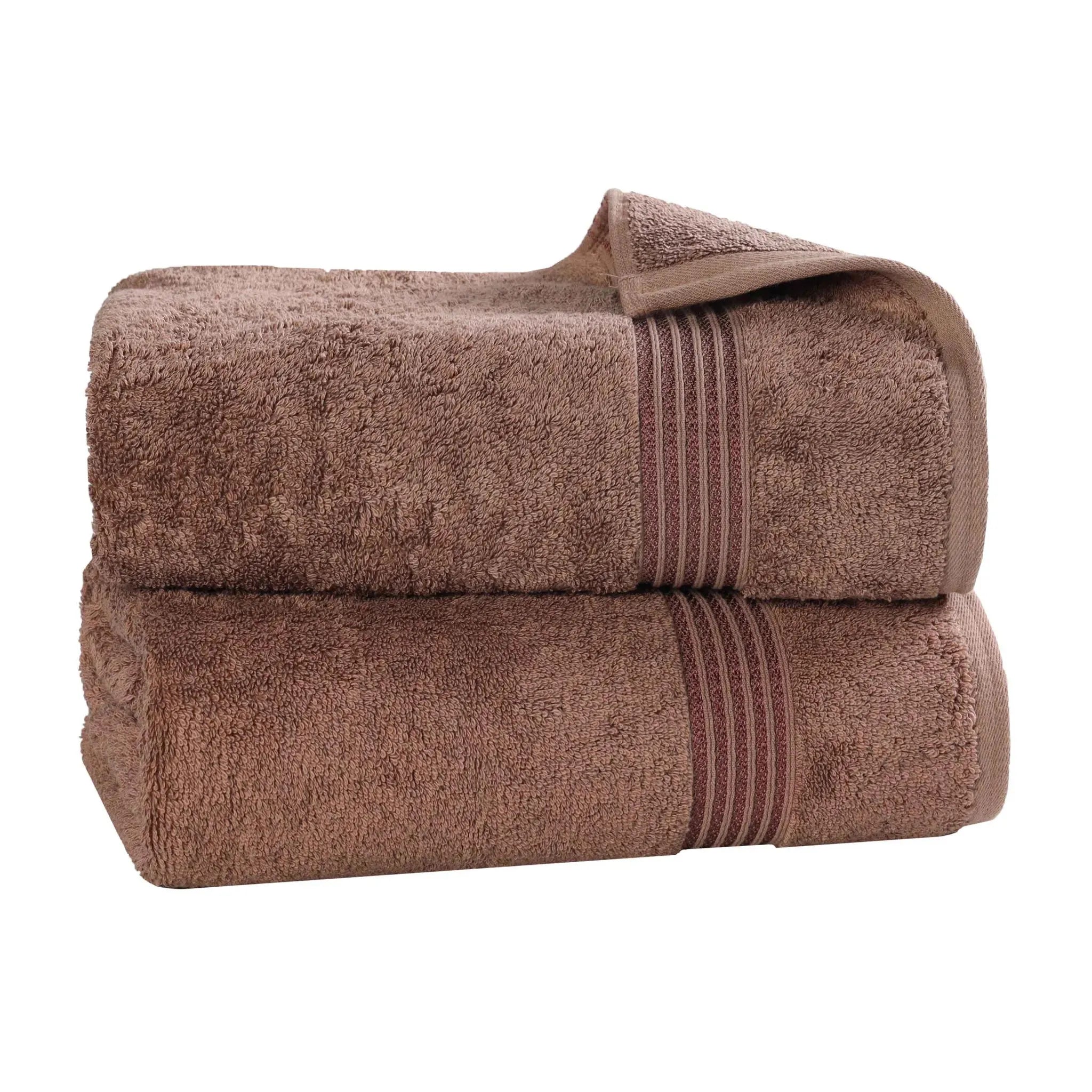 Heritage Egyptian Cotton Plush Thick Absorbent Bath Sheet Set of 2