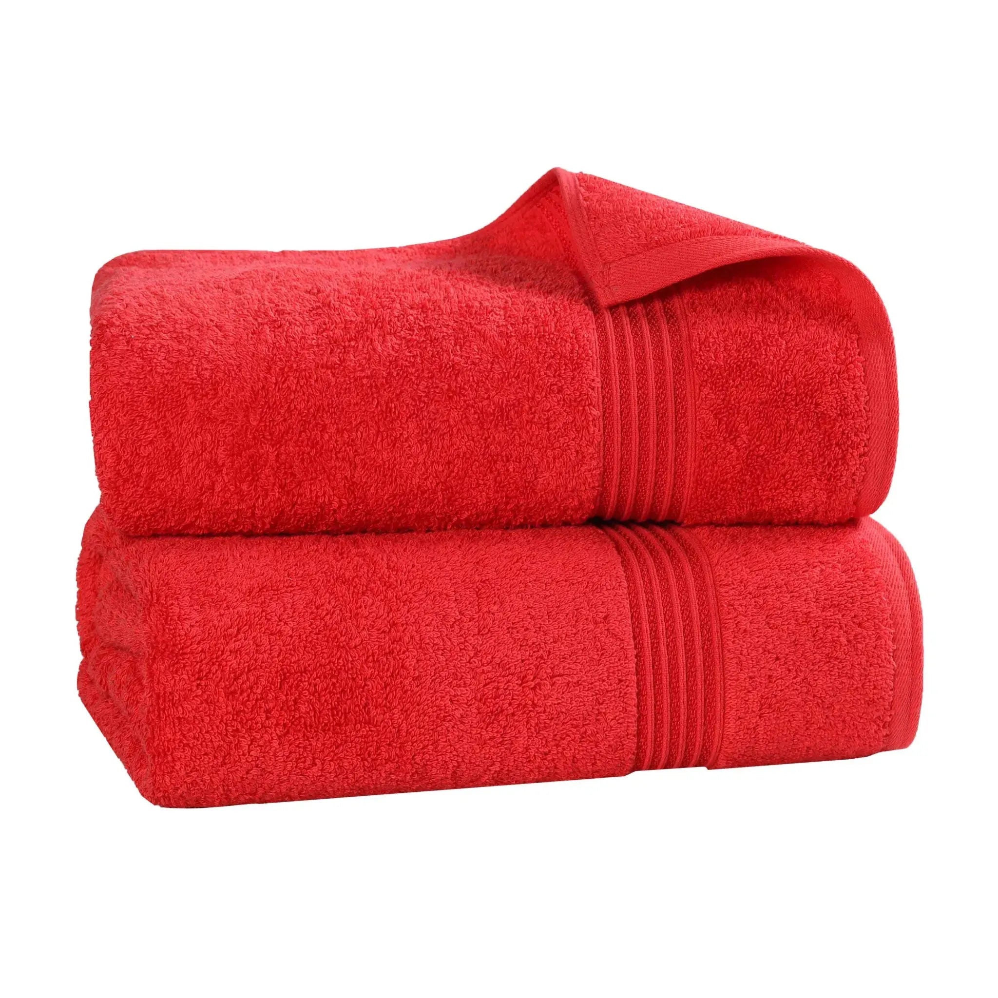 Heritage Egyptian Cotton Plush Thick Absorbent Bath Sheet Set of 2