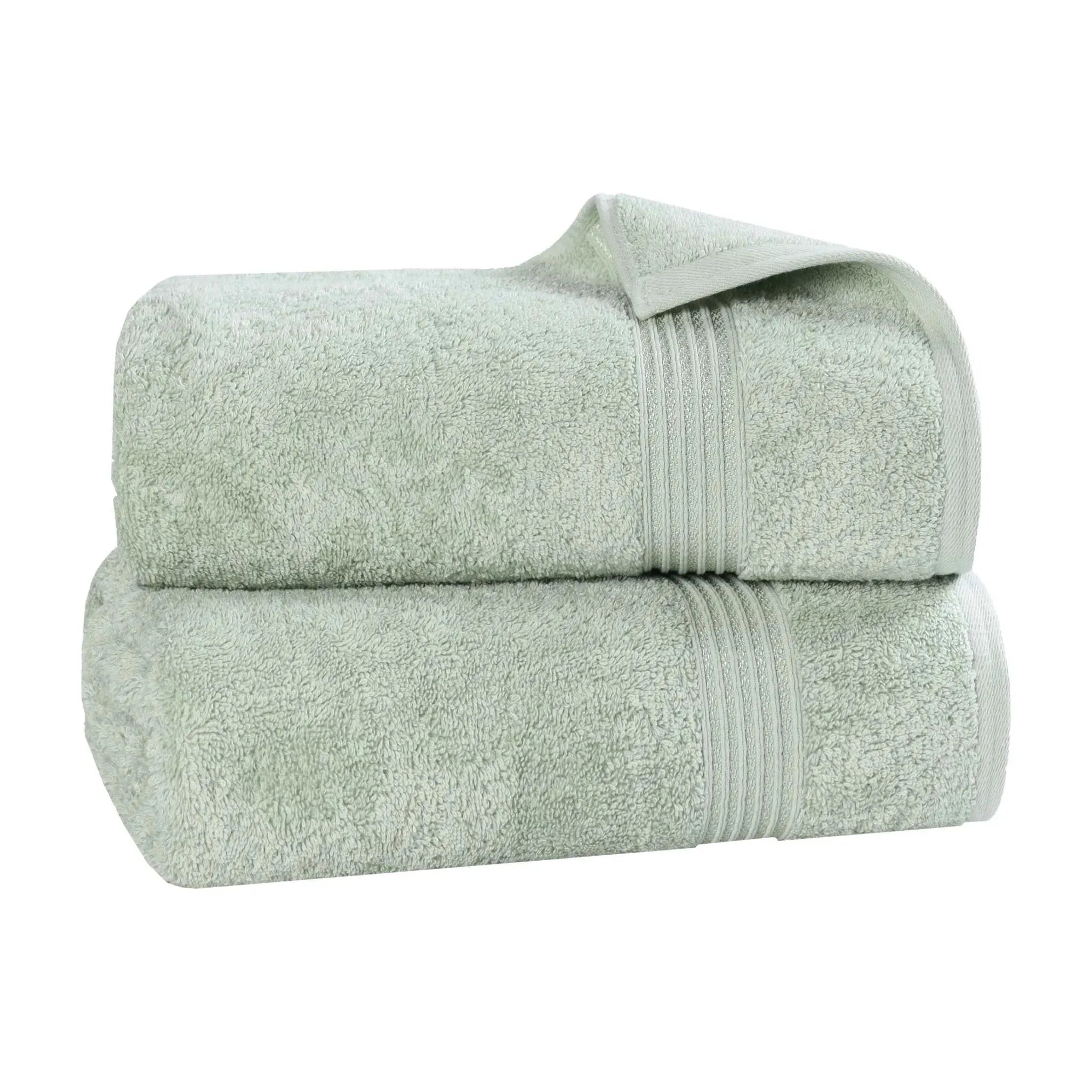 Heritage Egyptian Cotton Plush Thick Absorbent Bath Sheet Set of 2