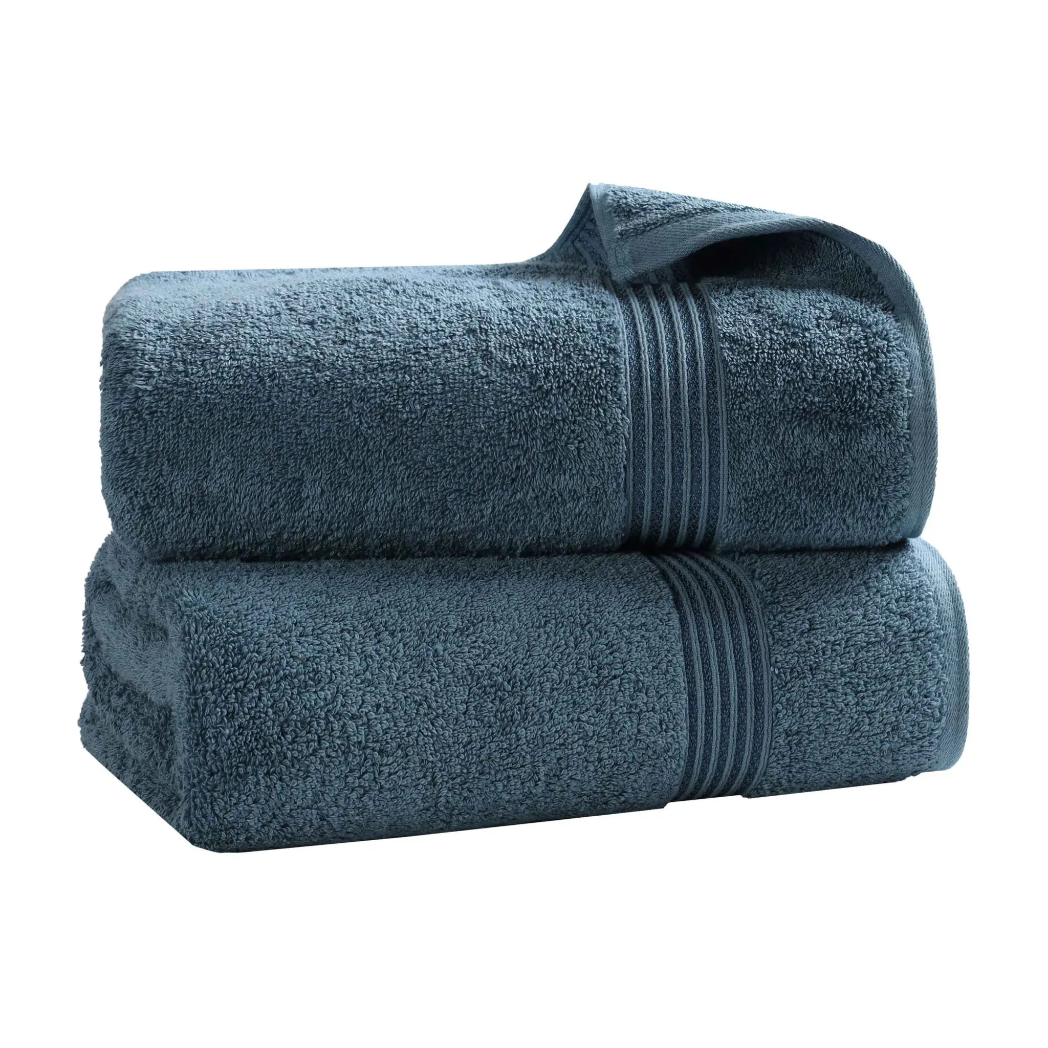 Heritage Egyptian Cotton Plush Thick Absorbent Bath Sheet Set of 2