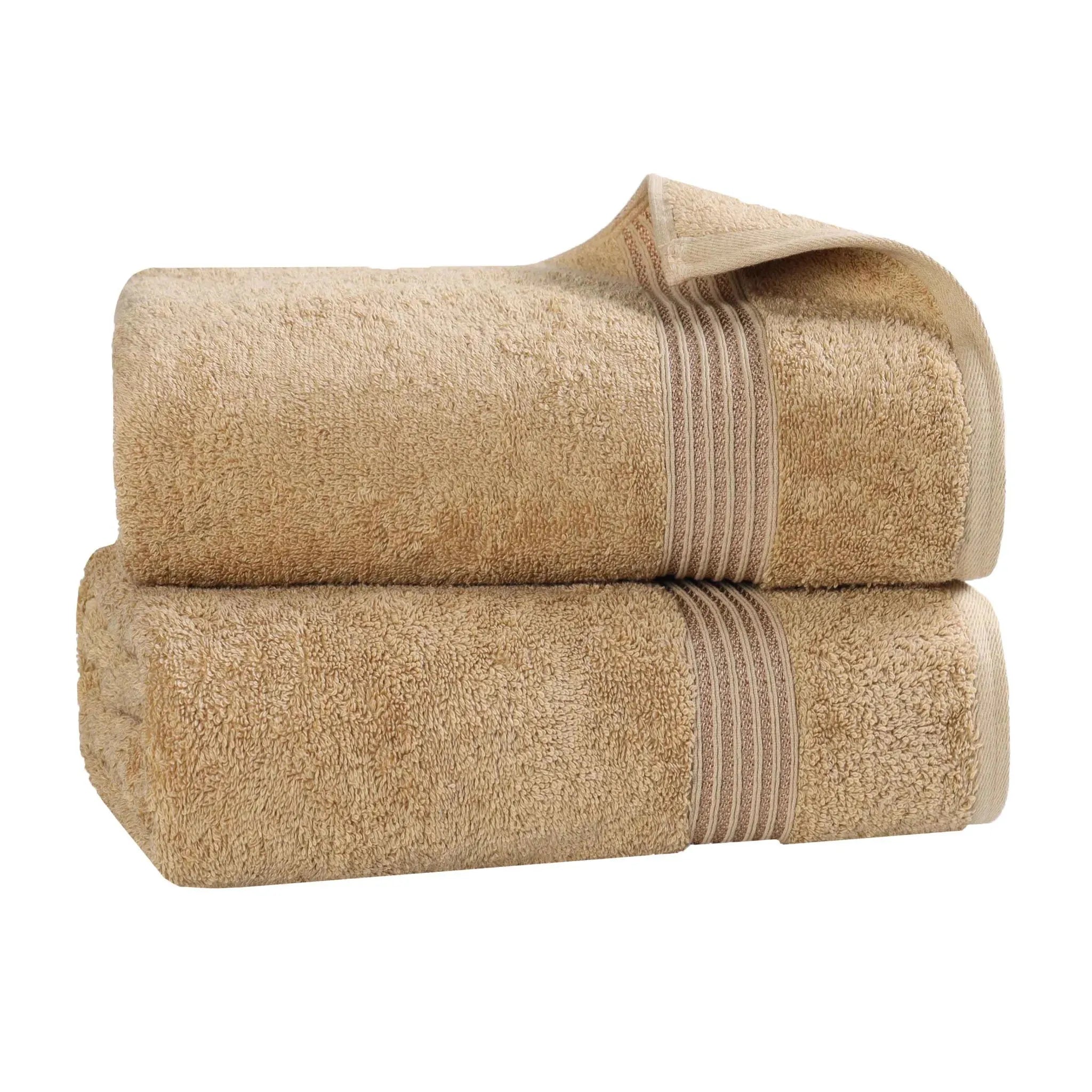 Heritage Egyptian Cotton Plush Thick Absorbent Bath Sheet Set of 2