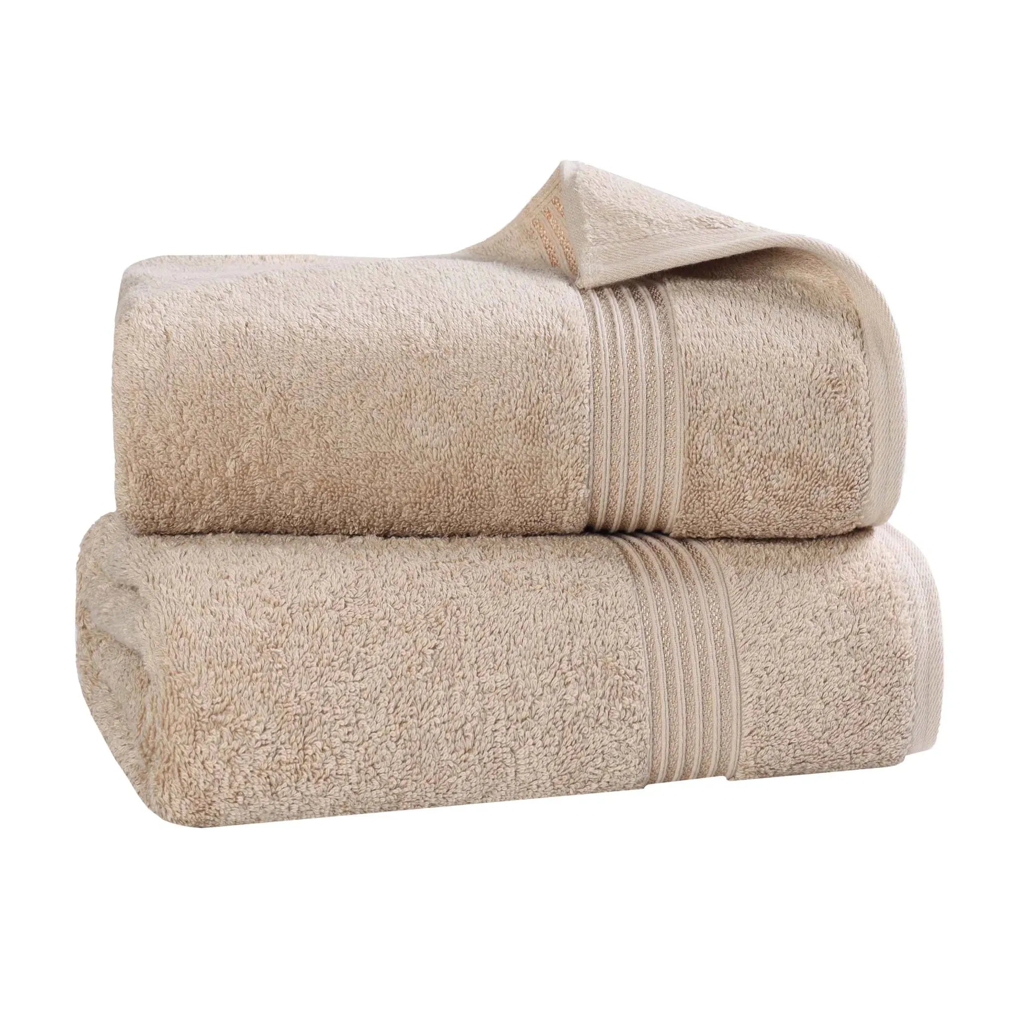 Heritage Egyptian Cotton Plush Thick Absorbent Bath Sheet Set of 2