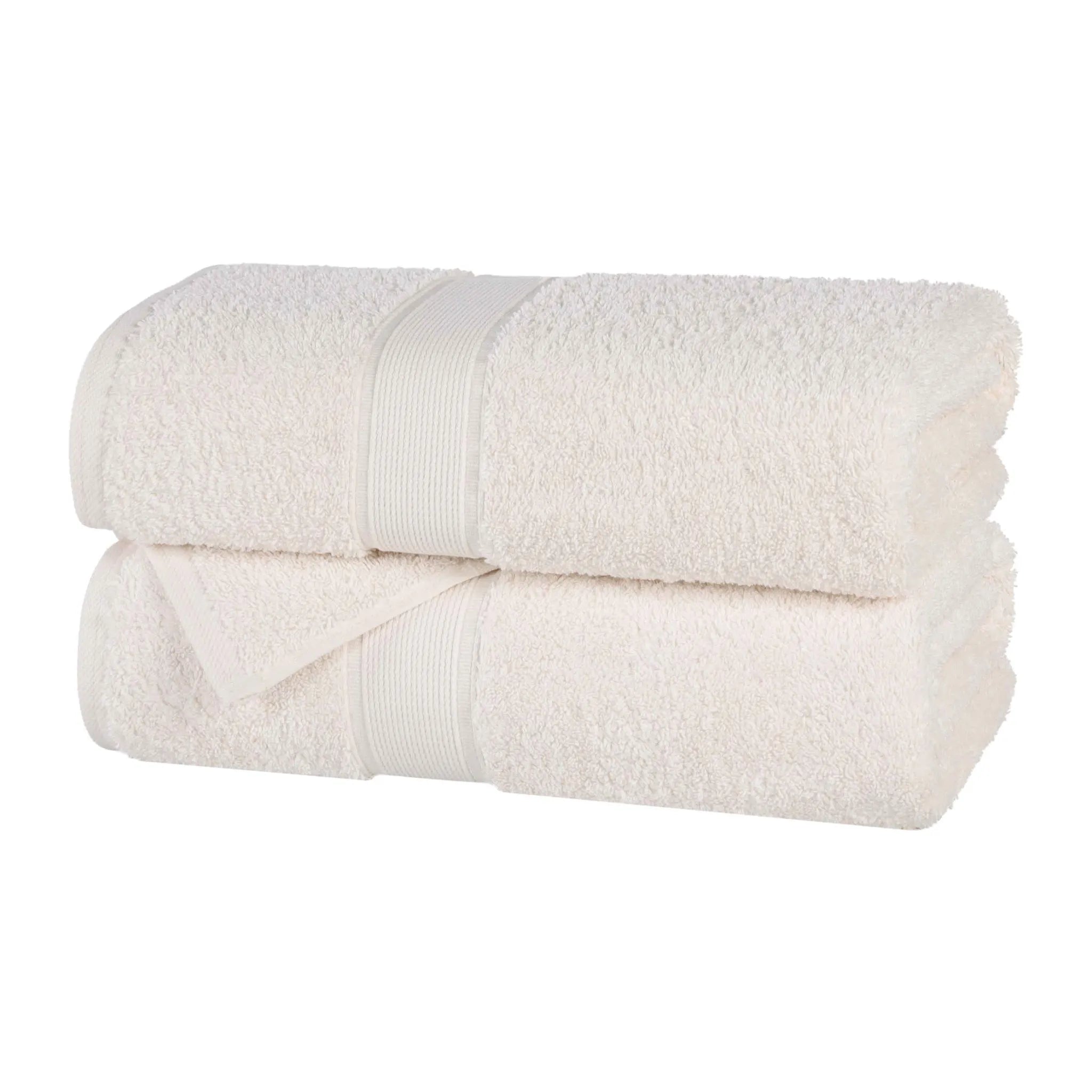 Oregon Organic Cotton Medium Weight Solid Bath Sheet, Set of 2