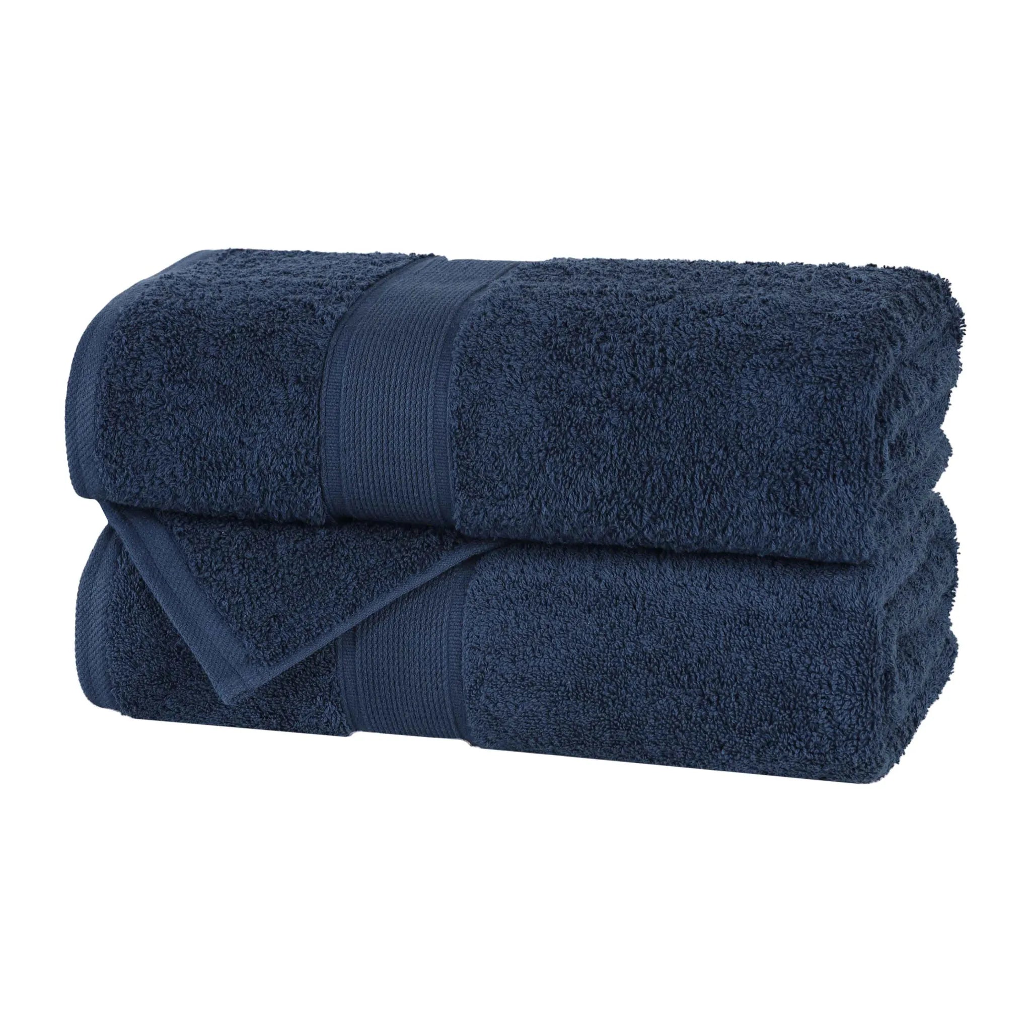 Oregon Organic Cotton Medium Weight Solid Bath Sheet, Set of 2