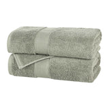 Oregon Organic Cotton Medium Weight Solid Bath Sheet, Set of 2