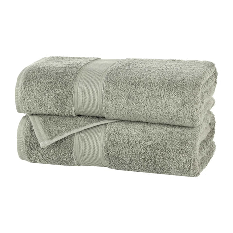 Oregon Organic Cotton Medium Weight Solid Bath Sheet, Set of 2