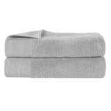 Rayon from Bamboo Eco-Friendly Fluffy Soft Solid Bath Sheet Set of 2