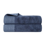 Rayon from Bamboo Eco-Friendly Fluffy Soft Solid Bath Sheet Set of 2