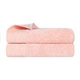 Rayon from Bamboo Eco-Friendly Fluffy Soft Solid Bath Sheet Set of 2
