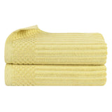 Soho Ribbed Cotton Absorbent 2 Piece Bath Sheet Towel Set