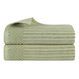 Soho Ribbed Cotton Absorbent 2 Piece Bath Sheet Towel Set