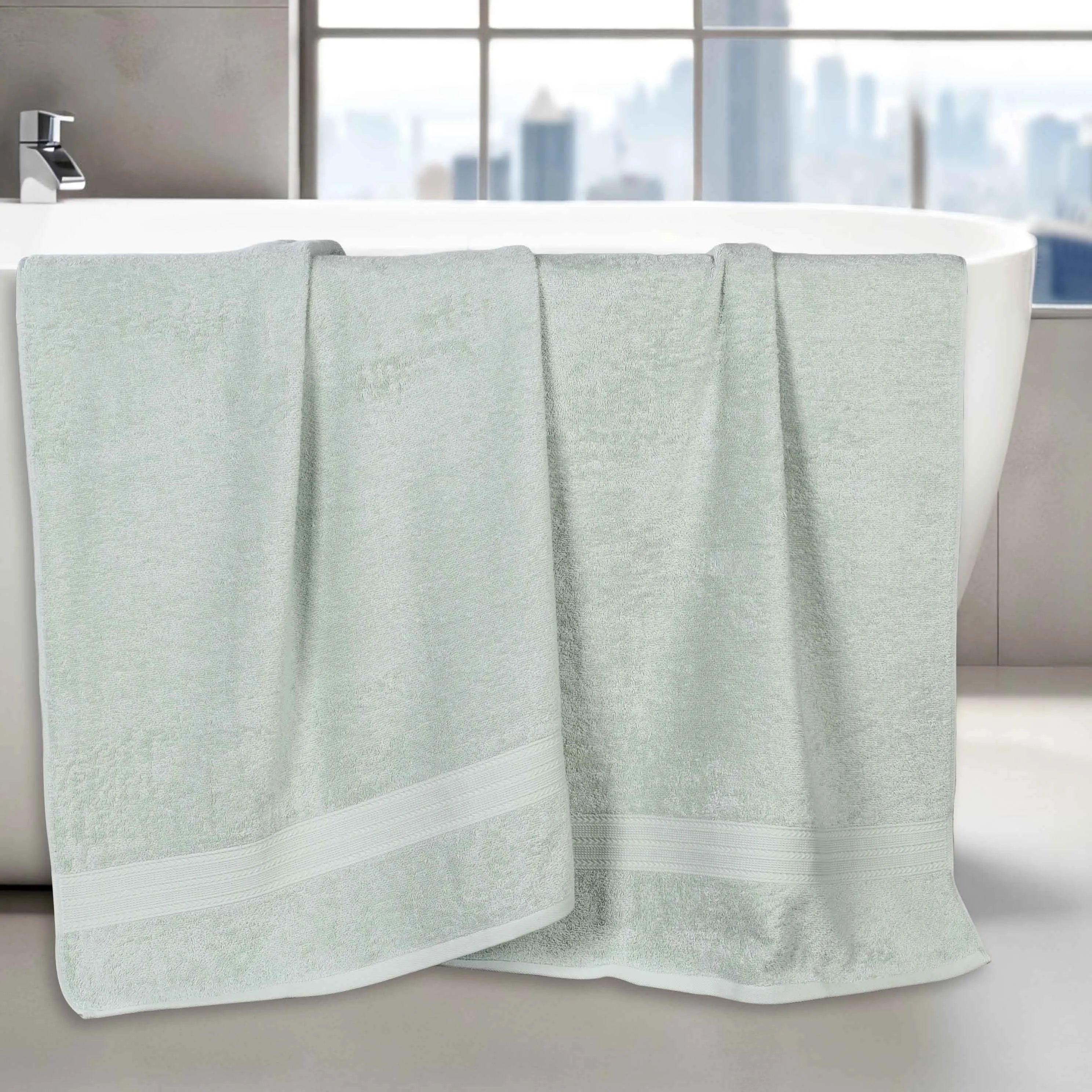 Eco-Friendly Ring Spun Cotton Towel Set Collection