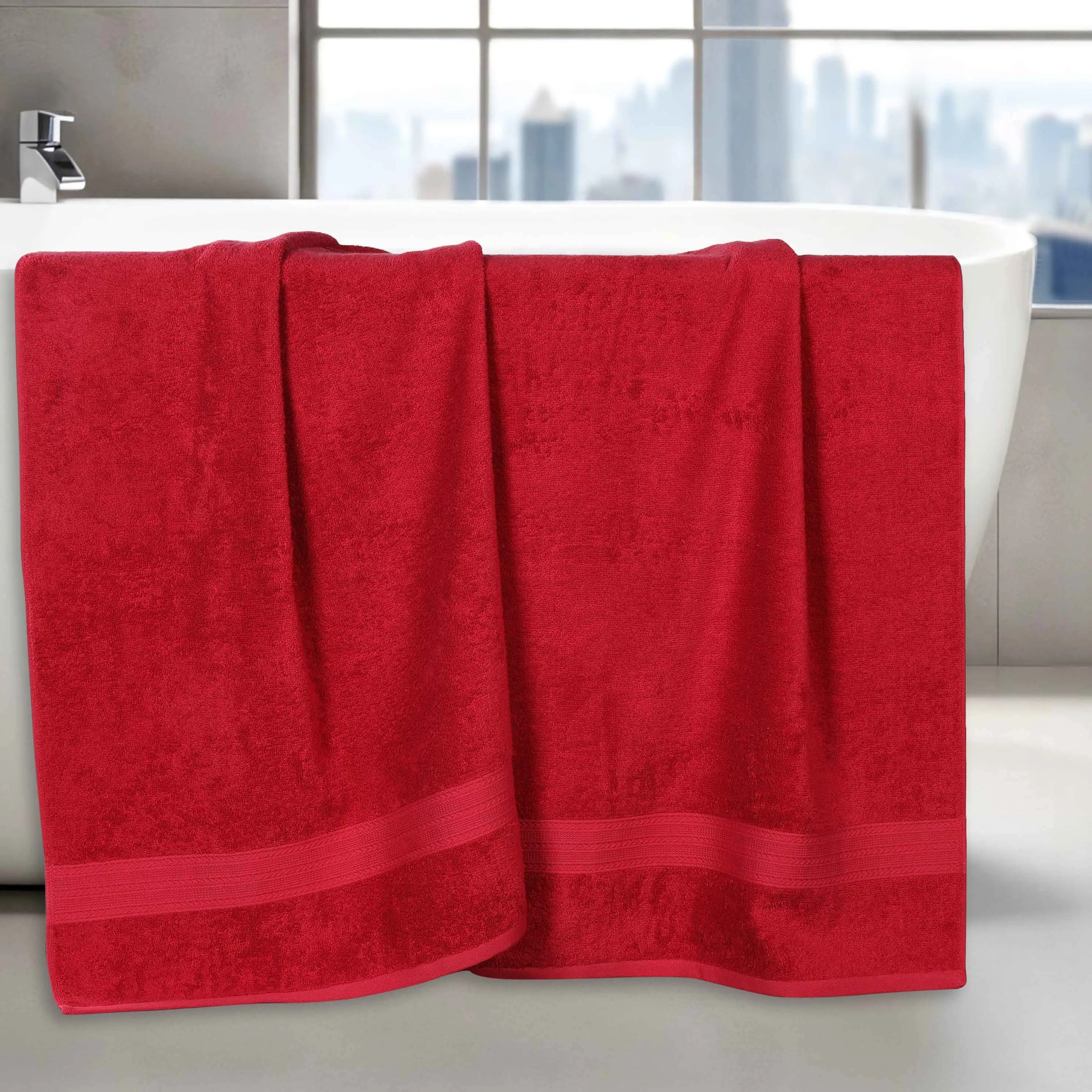 Eco-Friendly Ring Spun Cotton Towel Set Collection