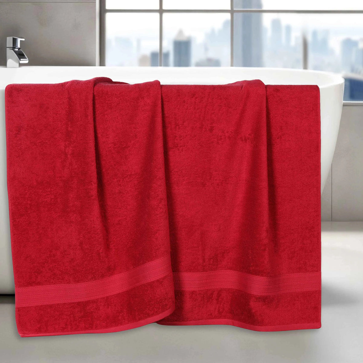 Eco-Friendly Ring Spun Cotton Towel Set Collection